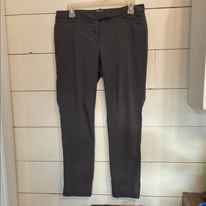 Van Heusen Studio Gray Stretch Ankle Trousers Size 8